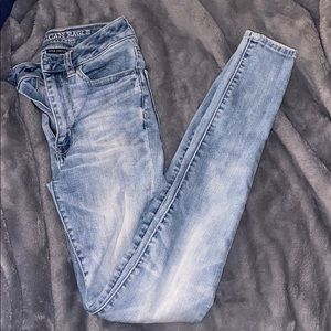 AMERICAN EAGLE//super stretch hi-rise jeggings